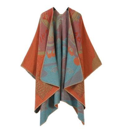 Waterproof Reversible Hooded Poncho