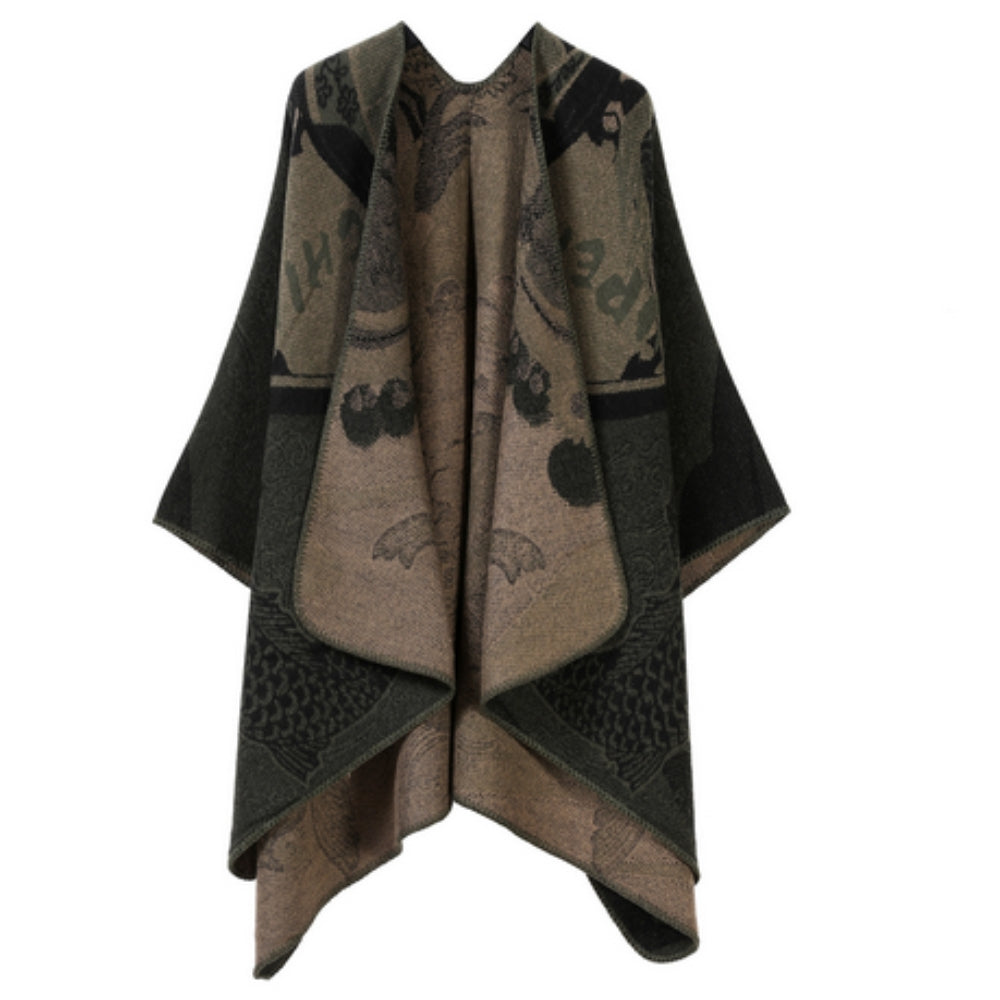 Waterproof Reversible Hooded Poncho