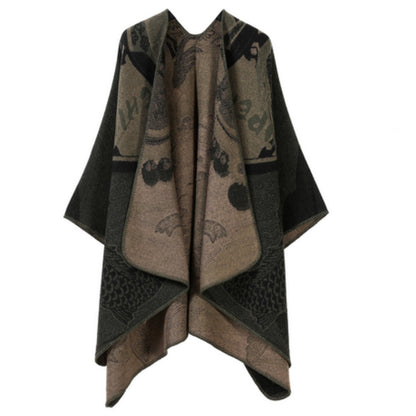 Waterproof Reversible Hooded Poncho