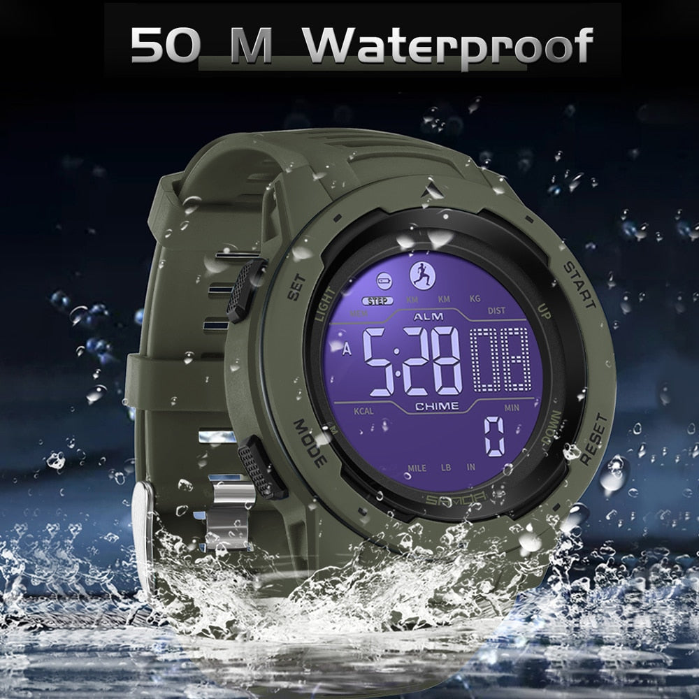 Waterproof Tactical Digital Sports Watch