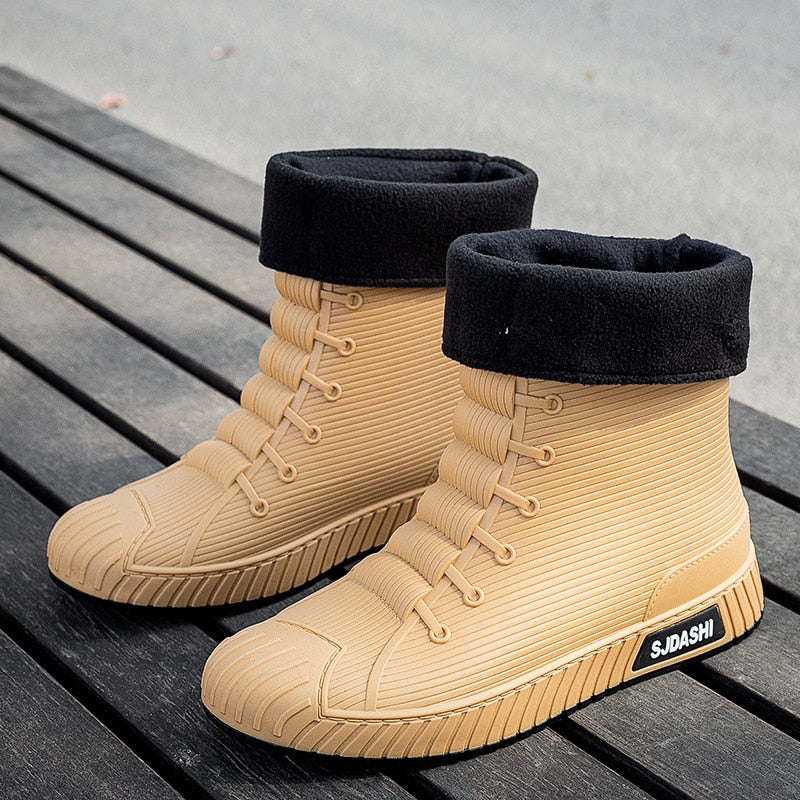 Comfortable Women's Rain Shoes With Grip Soles