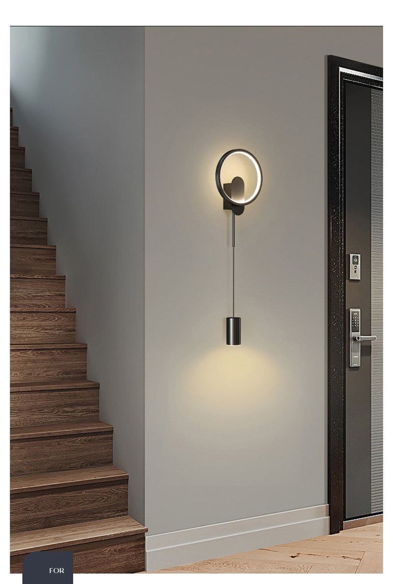 Contemporary LED Gold Sconce Wall Lamp 24W