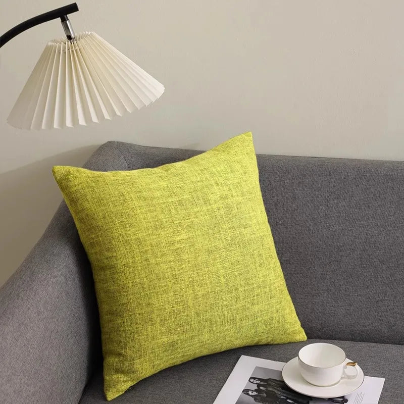 Comfortable Fabric Pillowcases for Living Room Cushions