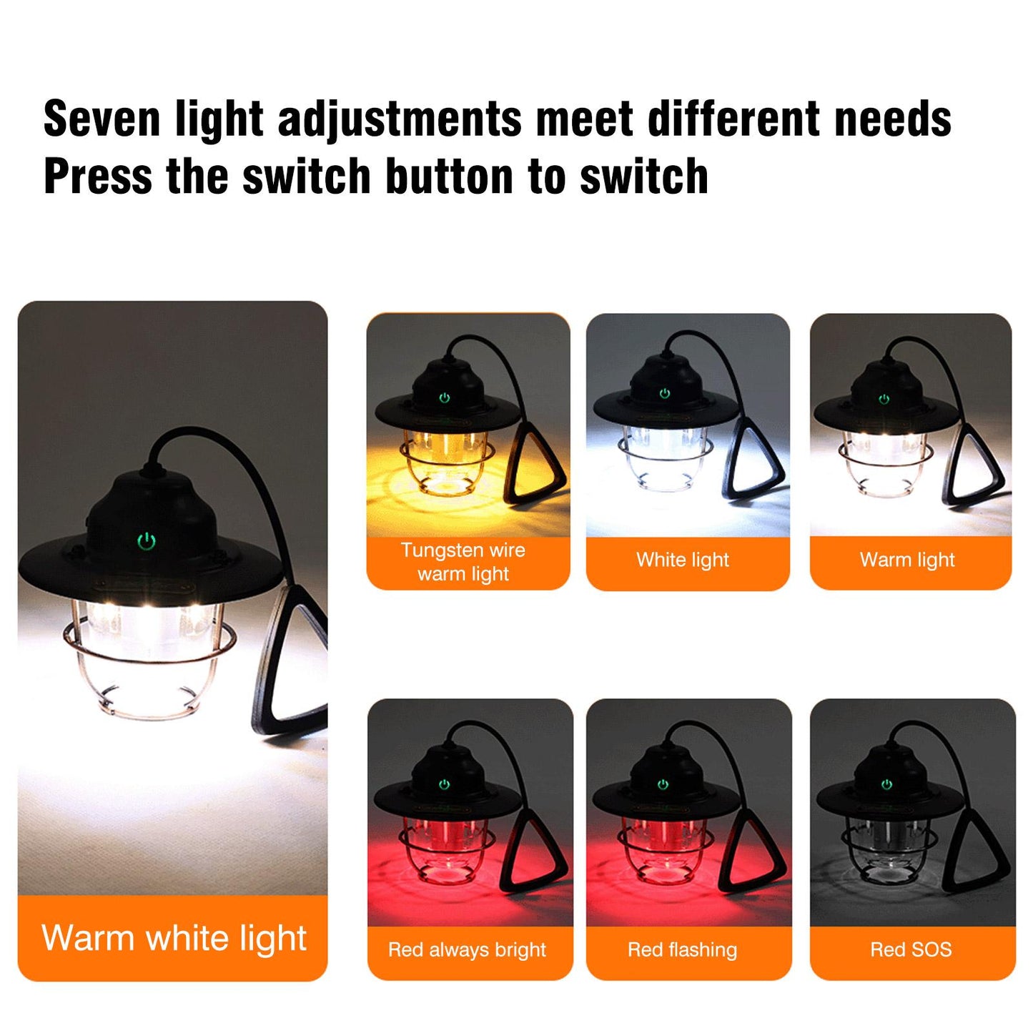 Compact Waterproof Outdoor LED Lantern