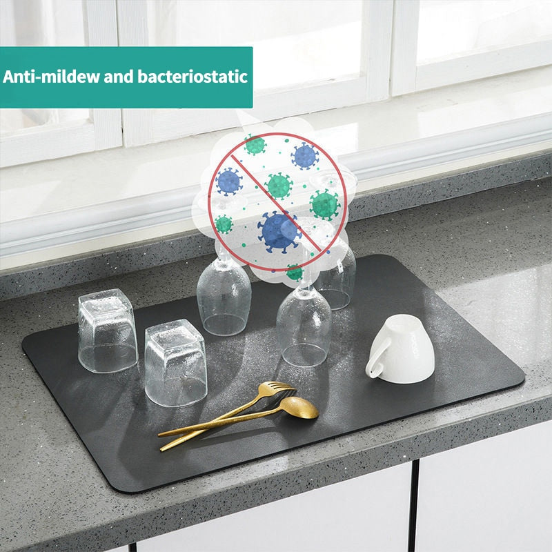 Extra Large Super Absorbent Kitchen Drain Mat