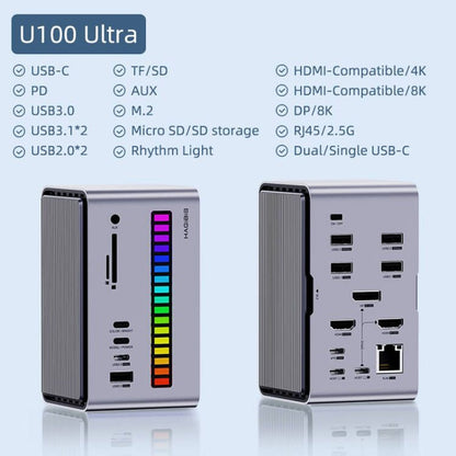 Vibrant Portable USB Charging Music Dock