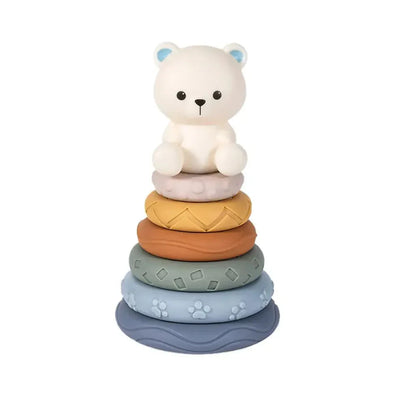Soft Montessori Stacking Toy Rings for Babies