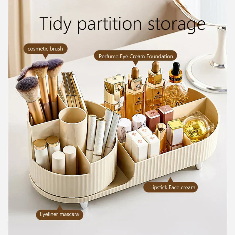 Transparent Spinning Cosmetic Organizer Box