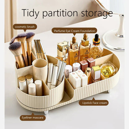 Transparent Spinning Cosmetic Organizer Box