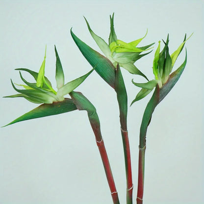 Vibrant Exotic Flower Arrangement 3 Piece Decor