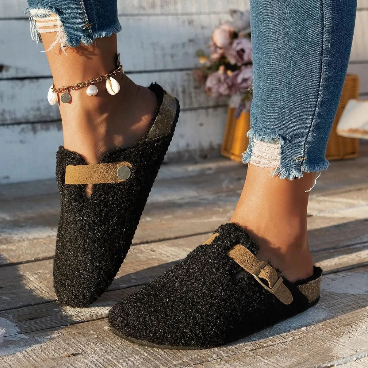 Cozy Sheepskin Winter Boots