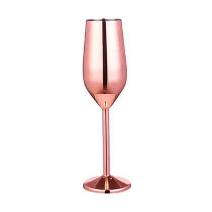 Premium Metal Wine Glass