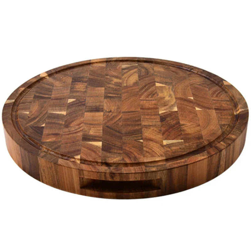 Durable Wooden Butcher Block Cutting Board - Luxicro