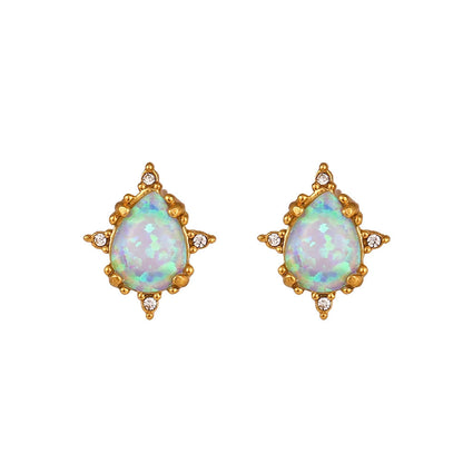 Elegant Shine Opal Necklace Set