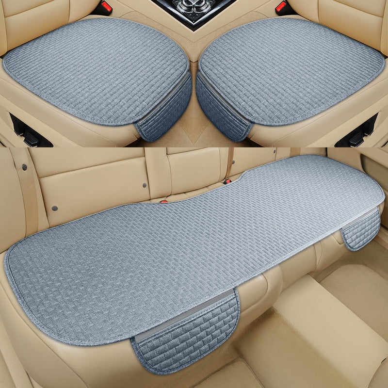 Durable Auto Seat Protector Mat with Grip Back