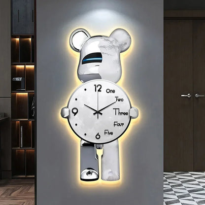 Bright Star Shaped LED Wall Clock