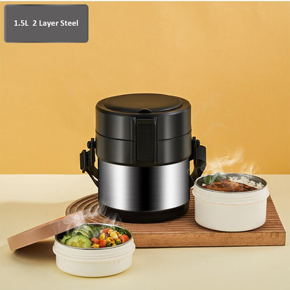 Insulated Stainless Steel Food Container Box - Yeezlab