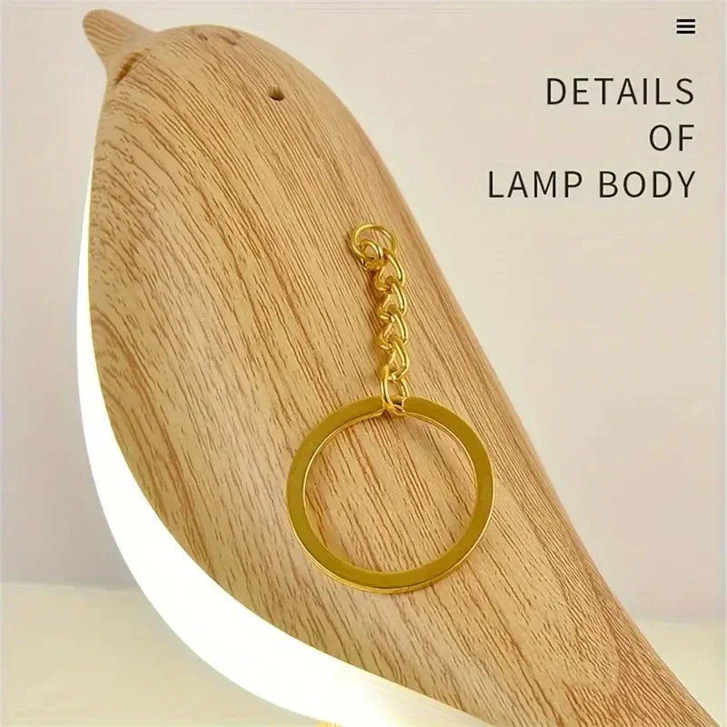 Colorful Bird Table Lamp - Dimmable Touch Light