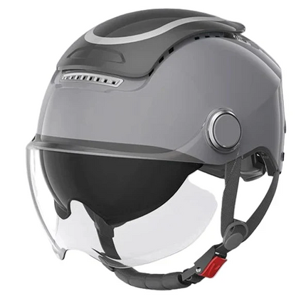 Lightweight Open Face Motorcycle Helmet with Dual Visor