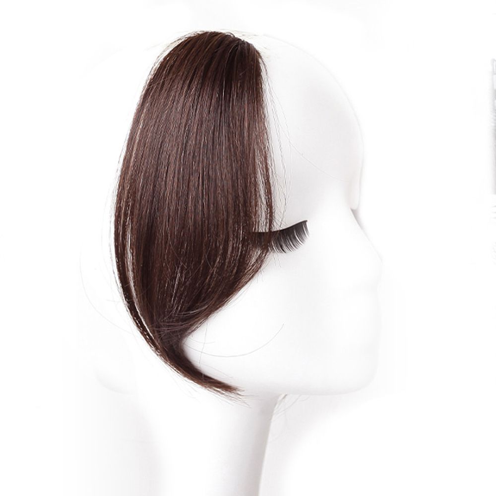 Easy Clip On Realistic Fake Fringe Hair Bangs