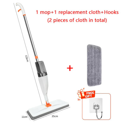 Quick Dry Mop with Machine Washable Microfiber Head