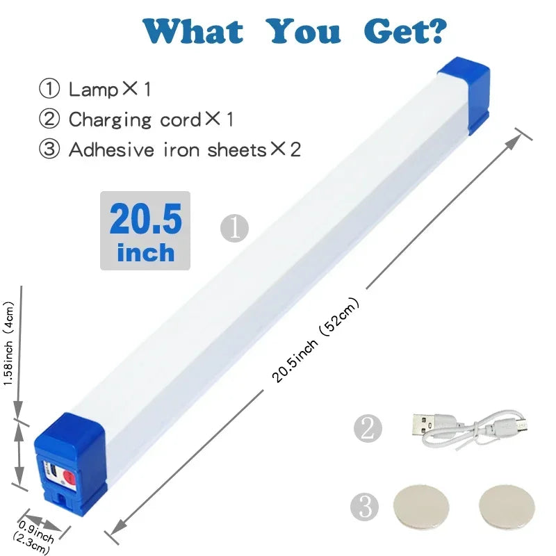 Bright LED Camping Light with Magnet and Hook