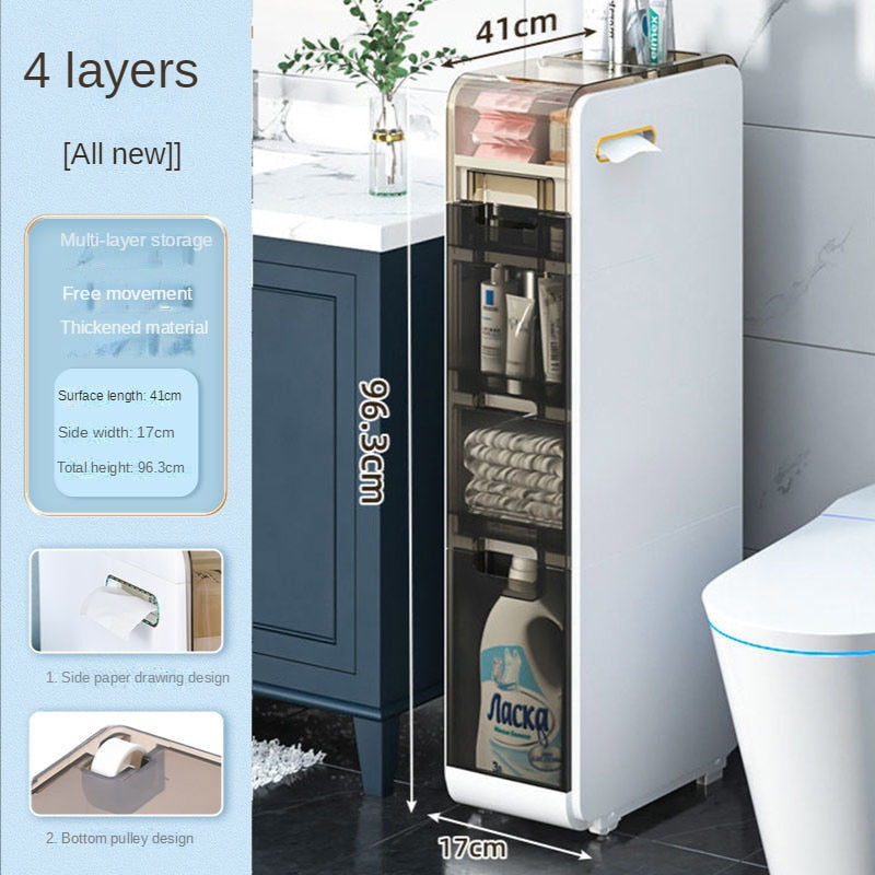 Compact Modern Bathroom Storage Cabinet