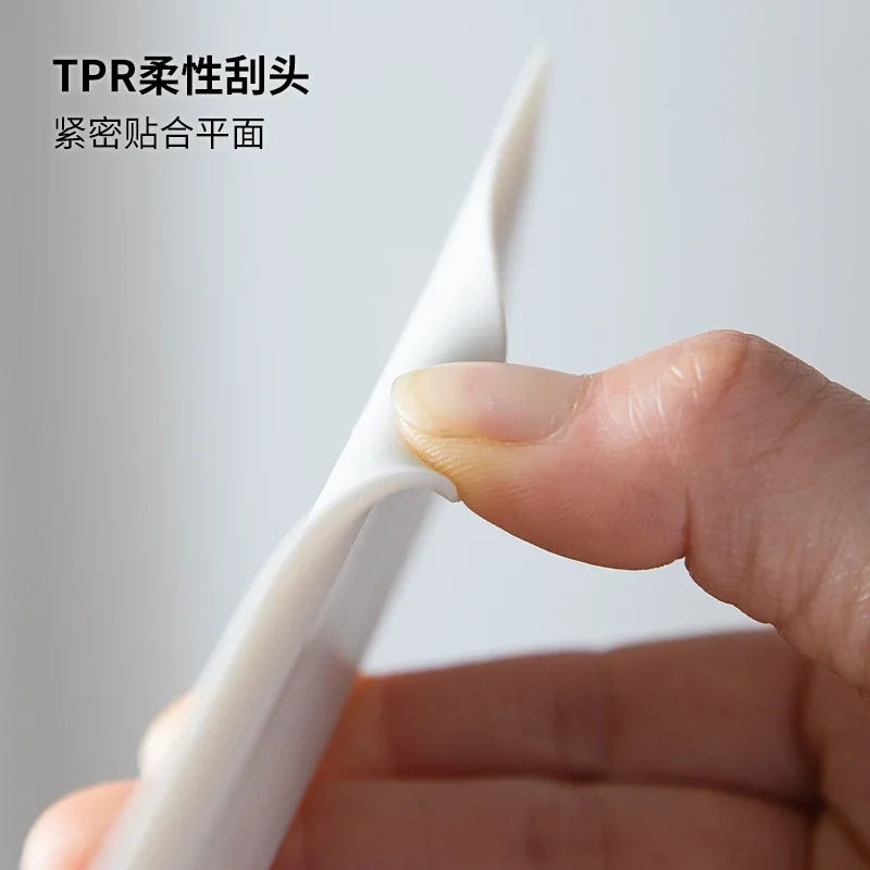 Efficient Window Squeegee with Gentle Rubber Edge