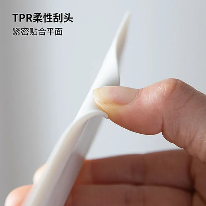Efficient Window Squeegee with Gentle Rubber Edge