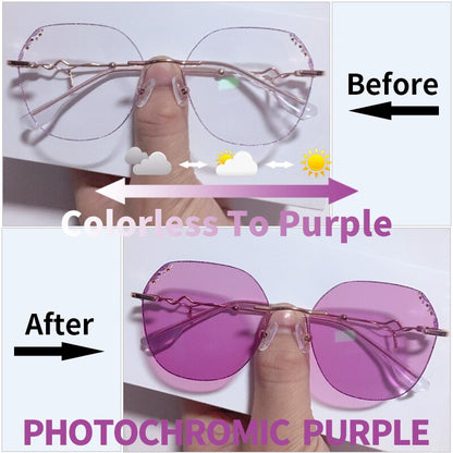 Slim Lightweight Metal Frame Glasses