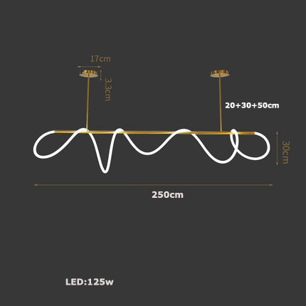 Modern Dimmable LED Ceiling Light Fixture