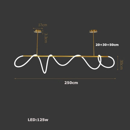 Modern Dimmable LED Ceiling Light Fixture