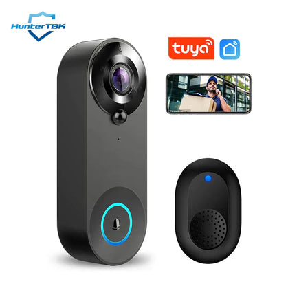 Wireless Smart Doorbell Camera with Night Vision - Luxicro