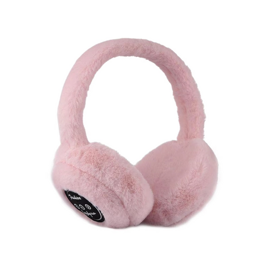 Cozy Bluetooth Headphones with Faux Fur Covers - Luxicro