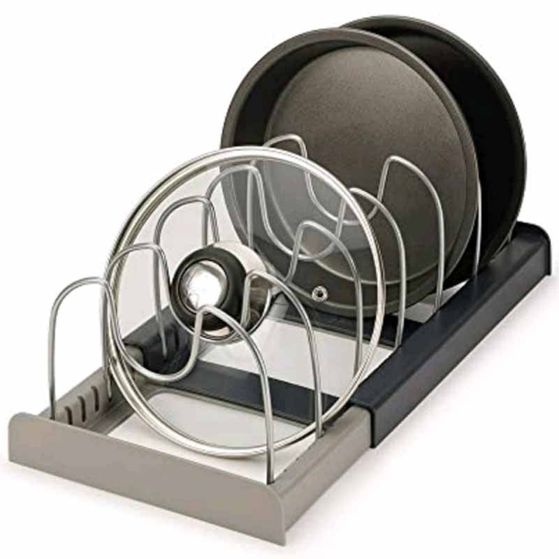 Kitchen Cabinet Cookware Storage Rack