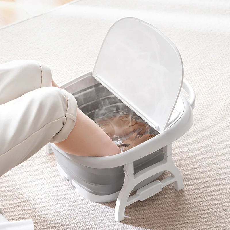 Collapsible Heated Foot Bath Basin - Luxicro