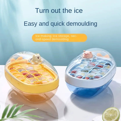 Easy Use Silicone Ice Tray with Handle