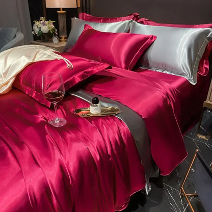 Luxurious Smooth Silk Bedding Set
