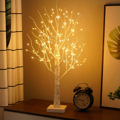 Bright Wood Accent Table Lamp