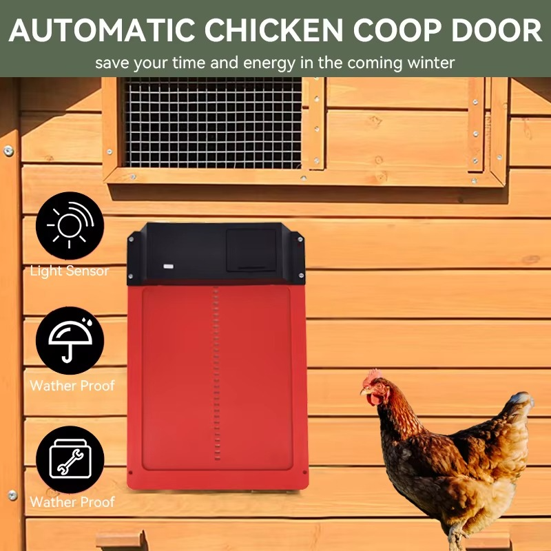 Automatic Chicken Coop Door Opener with Sensor