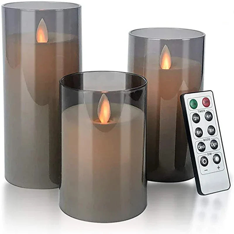 Cozy LED Flicker Candle Set with Remote Control