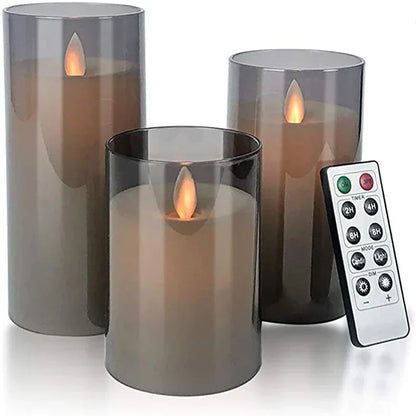 Cozy LED Flicker Candle Set with Remote Control