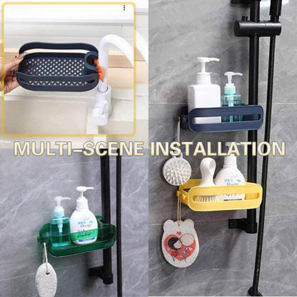 Practical Kitchen Sink Sponge Holder Organizer