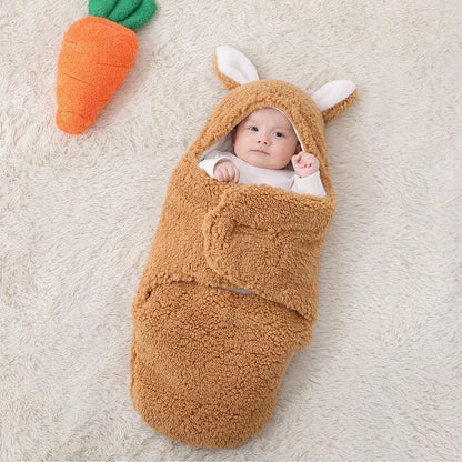 Cozy Bunny Baby Sleep Sack Wrap