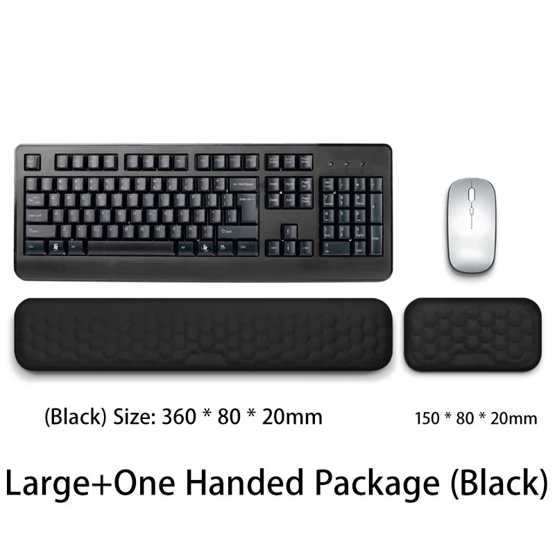 Comfortable Ergonomic Mouse Pad with Gel Wrist Rest