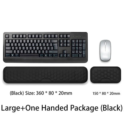 Comfortable Ergonomic Mouse Pad with Gel Wrist Rest