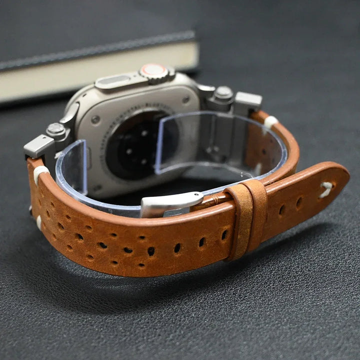 Premium Leather Apple Watch Strap
