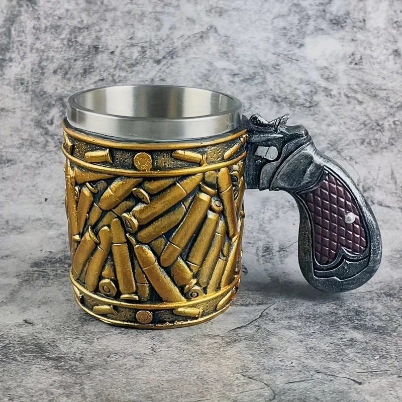 Tactical Gun Grip Bullet Mug - Luxicro