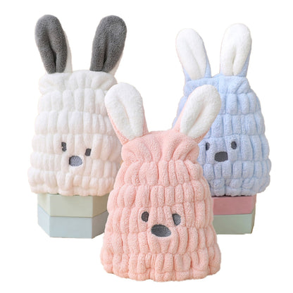 Colorful Kids Quick-Dry Bunny Towel