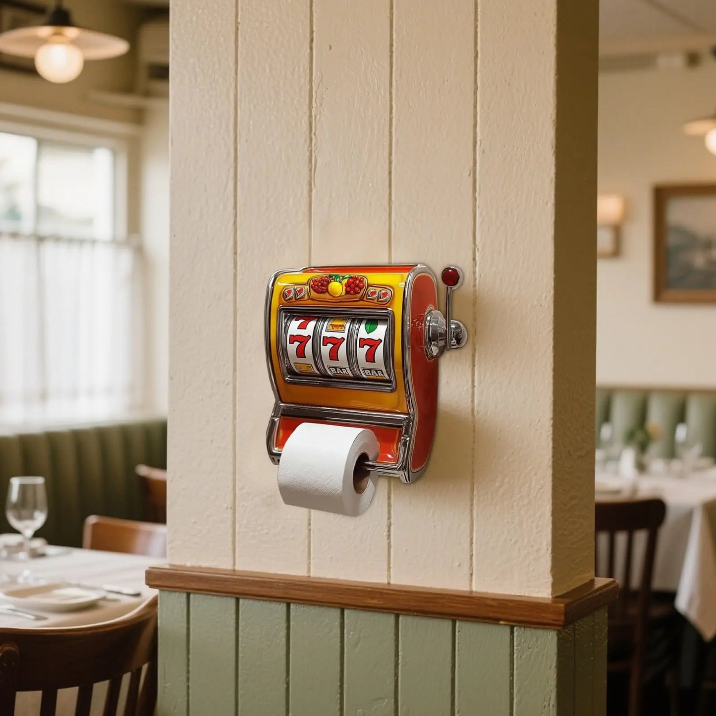 Fun Casino Style Toilet Paper Holder
